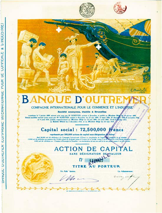 LosNr. 058 
Banque d' Outremer 
Zuschlag EUR 3.000